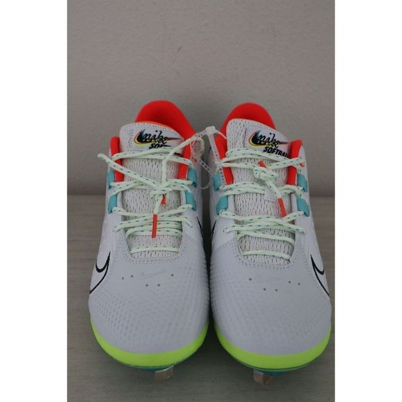 Nike CZ5920 107 Women's Sz 11 White Hyperdiamond 4 Elite Metal Softball Cleats - Picture 3 of 8